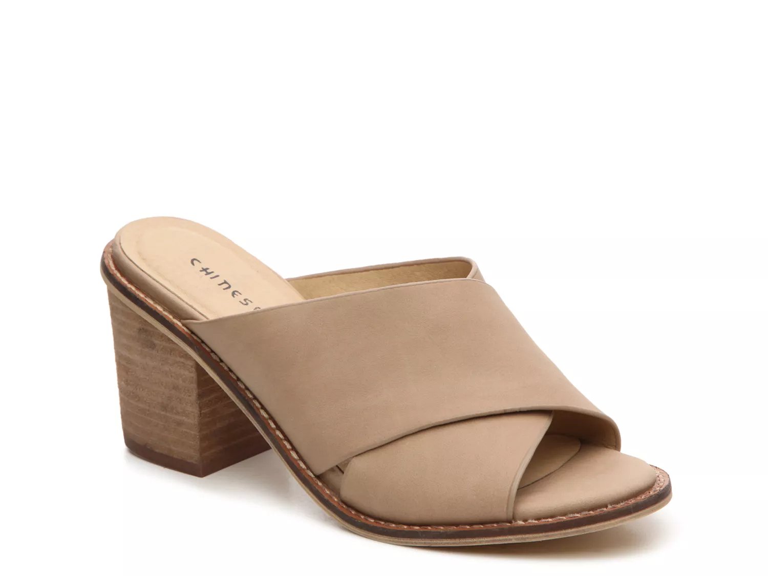 dsw chinese laundry block heel