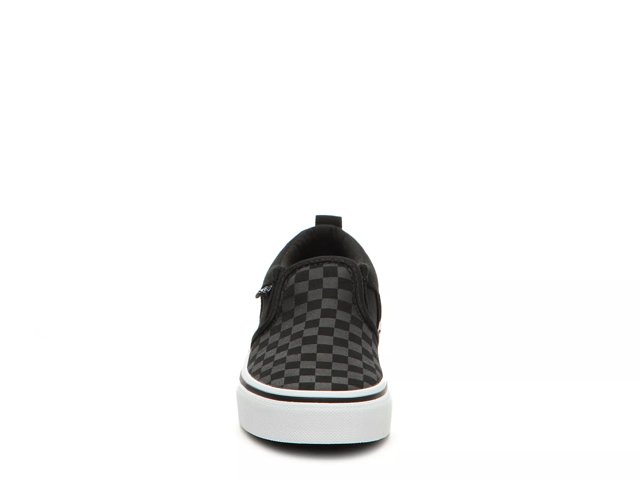 Vans Asher Checkboard Slip-On Sneaker - Kids' - Free Shipping