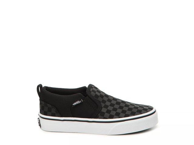 Vans asher checkerboard black clearance