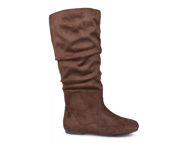 Wide calf slouch boots discount