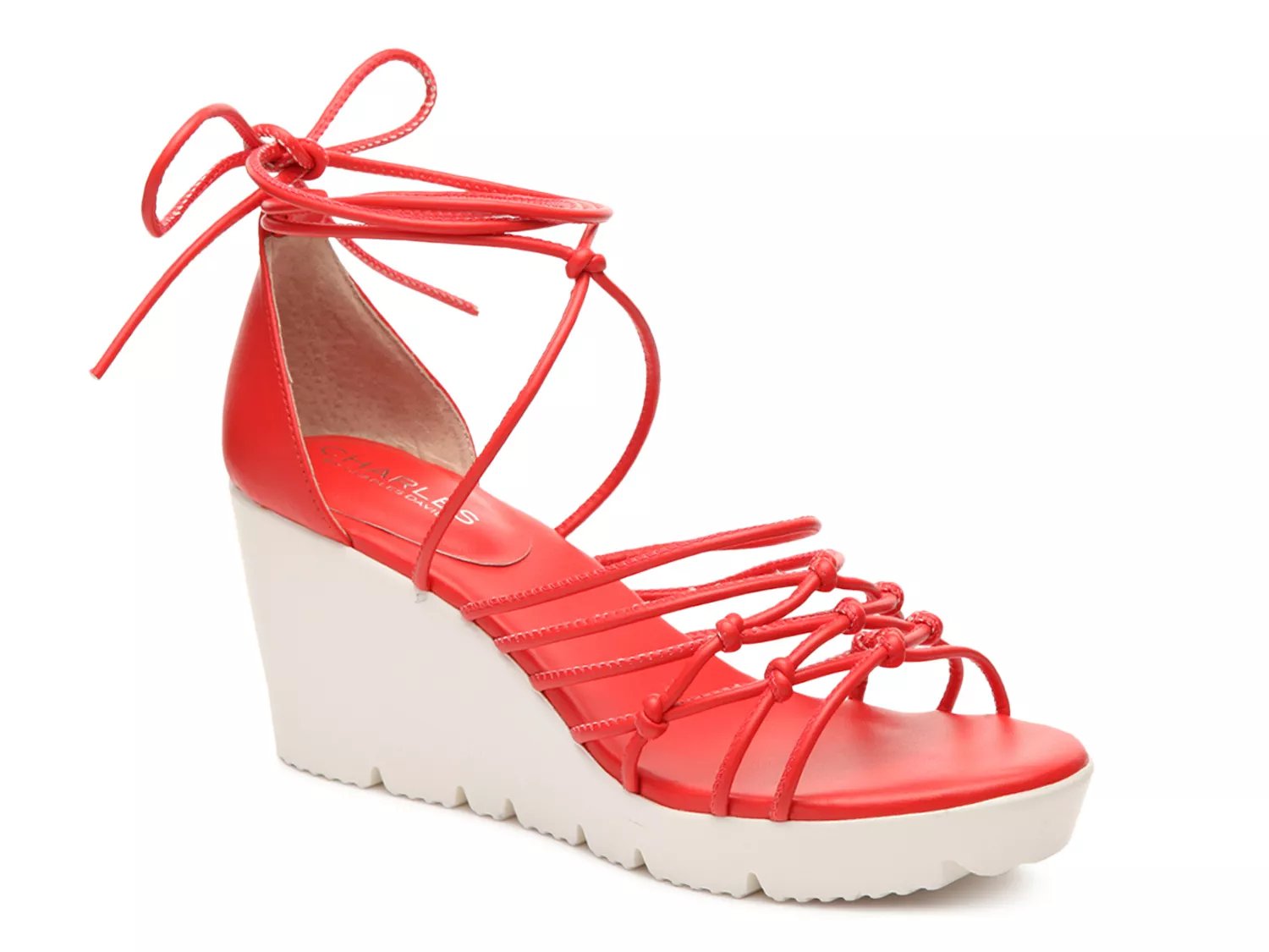 dsw navy wedge sandals