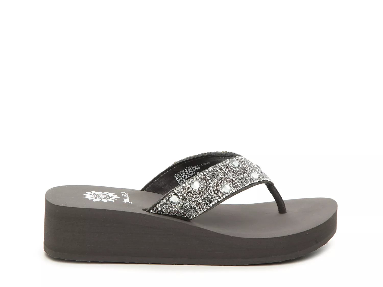 wide width wedge flip flops