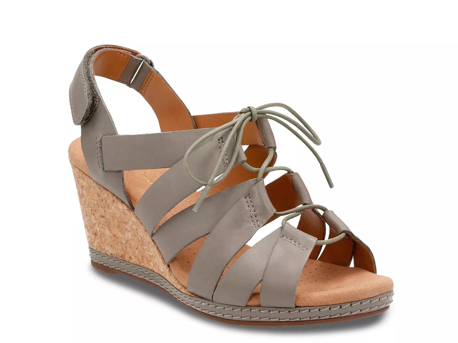 dsw clarks wedges