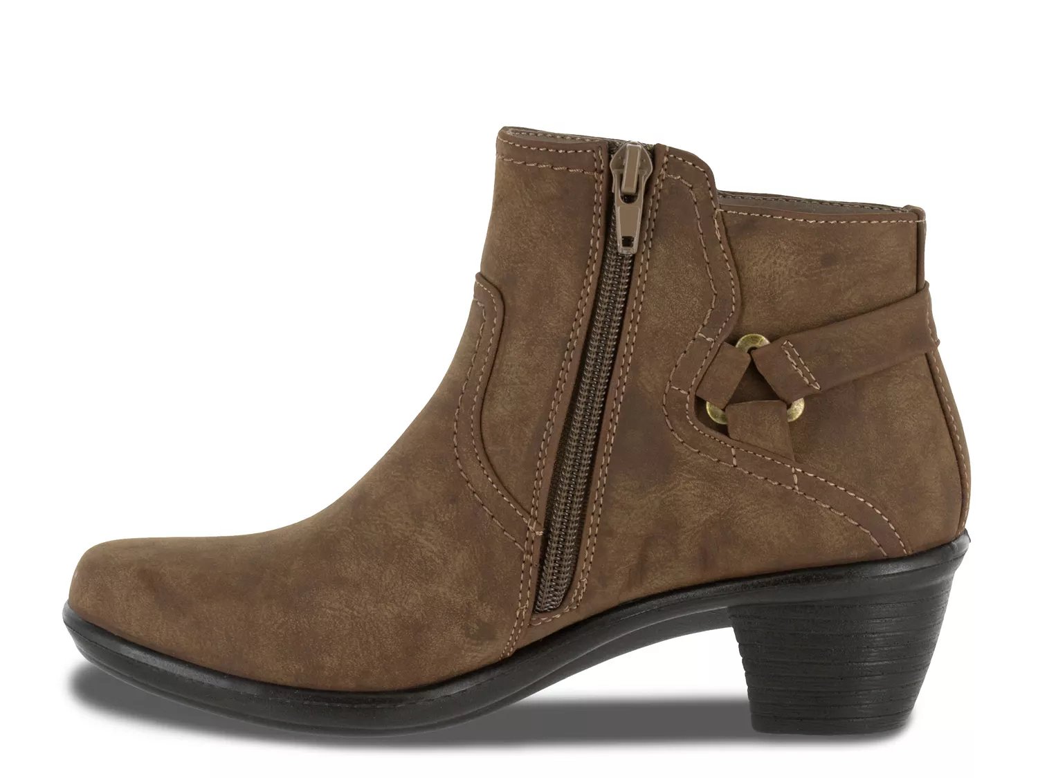 easy street womens dawnta booties block heel