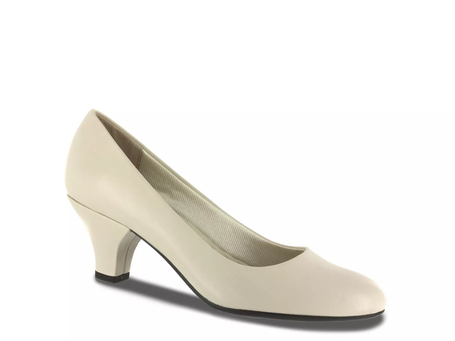 Easy Street Wide Width Fabulous Pump | Women's | Ivory | Size 12 | Pumps