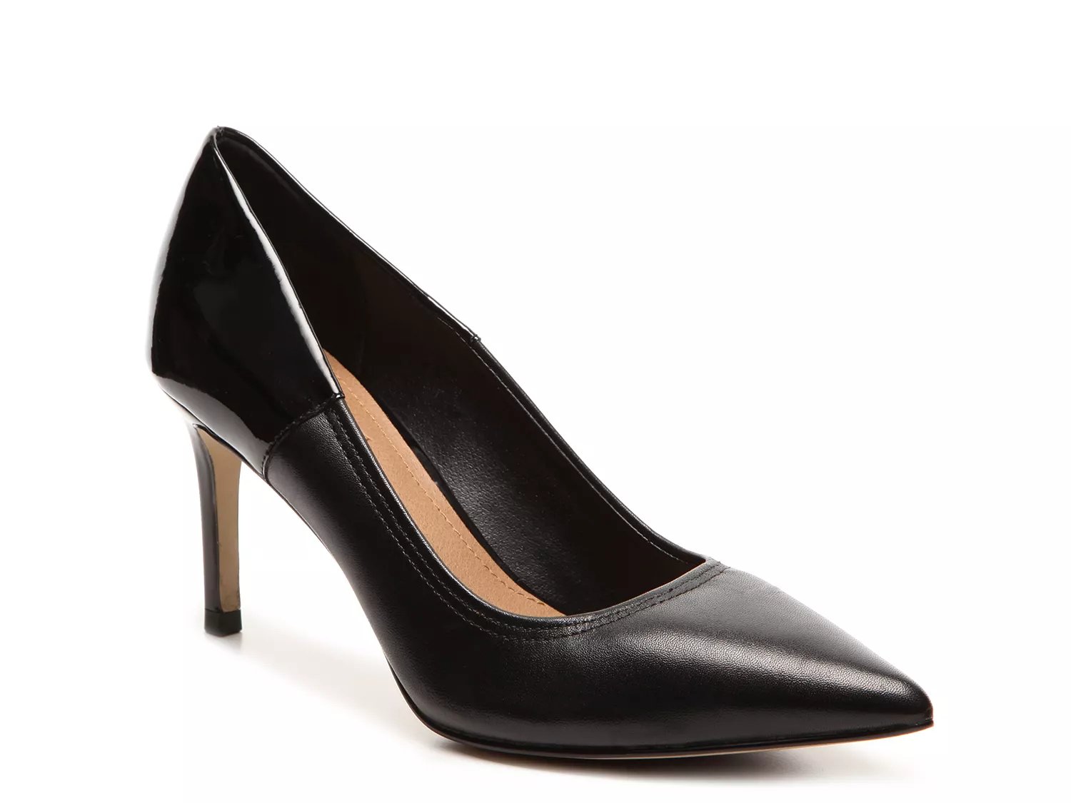 tahari patent leather pumps