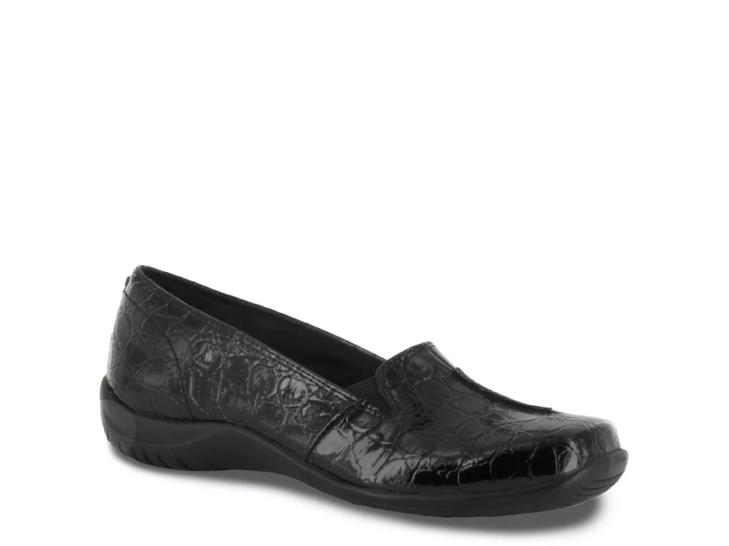 Easy Street Extra Wide Width Purpose SlipOn | Women's | Black | Size 6 | Slip-Ons