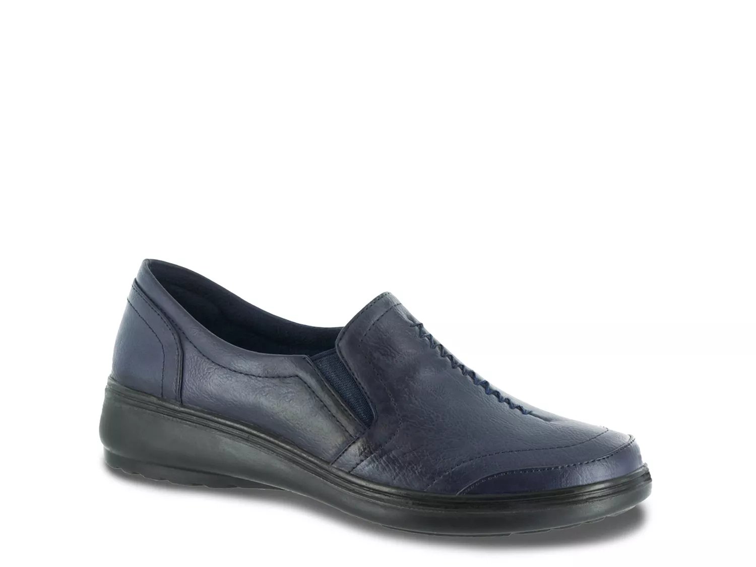 Easy Street Wide Width Ultimate SlipOn | Women's | Navy | Size 9 | Slip-Ons