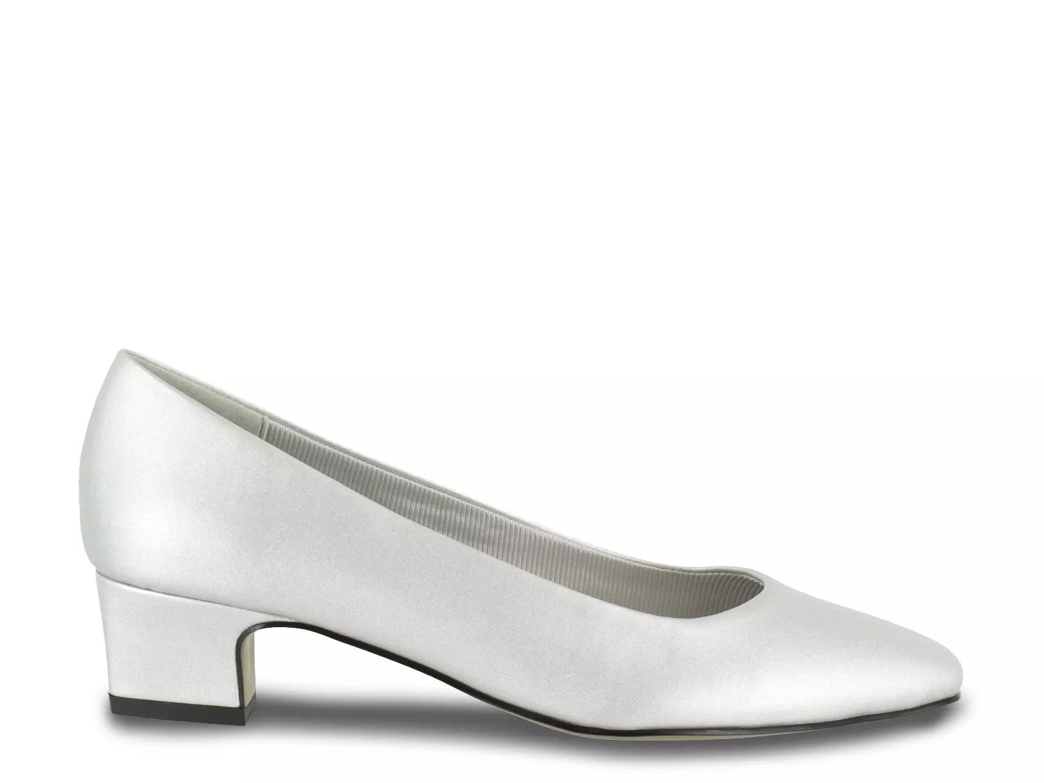 silver pumps dsw
