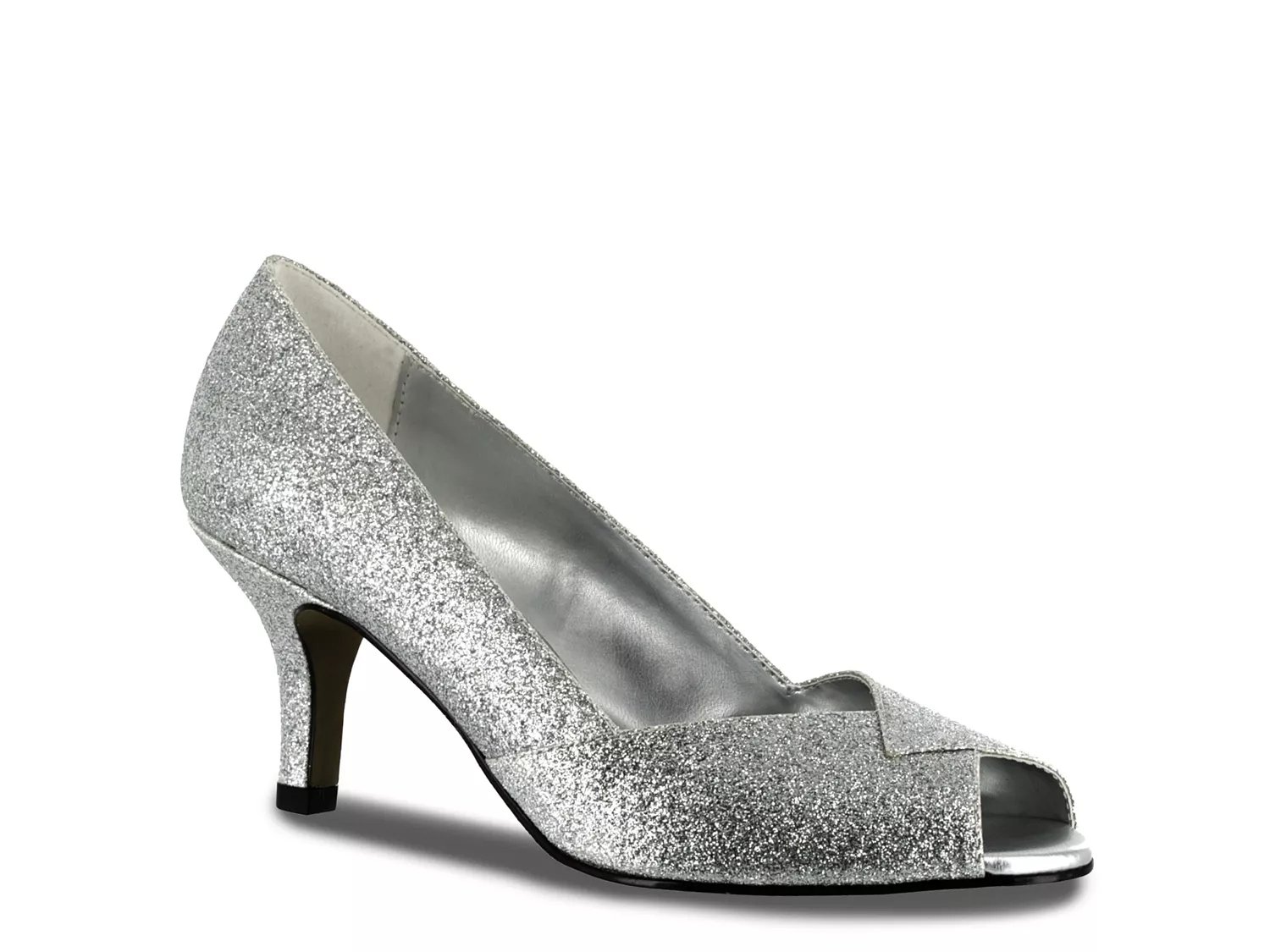 dsw silver shoes