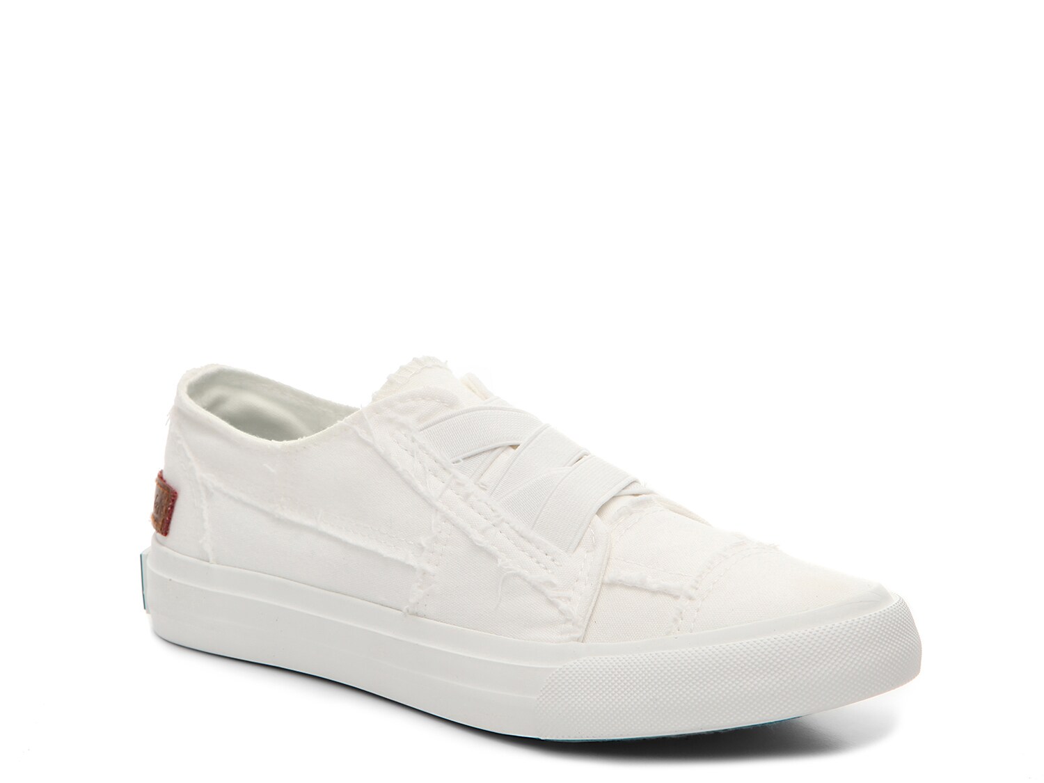 leather slip on shoes white