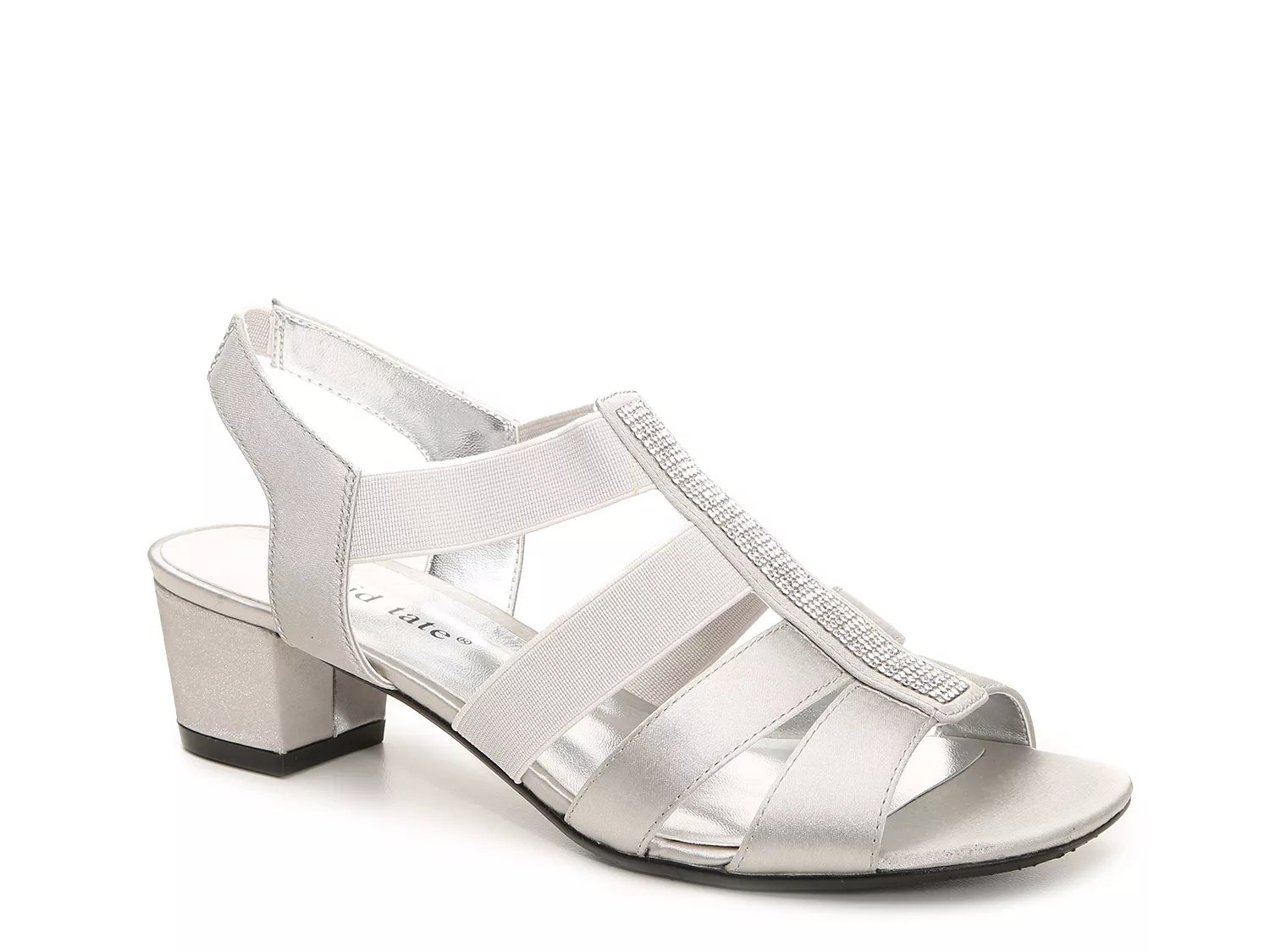 womens wide width silver dress sandals