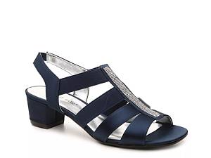 Navy cheap gladiator heels