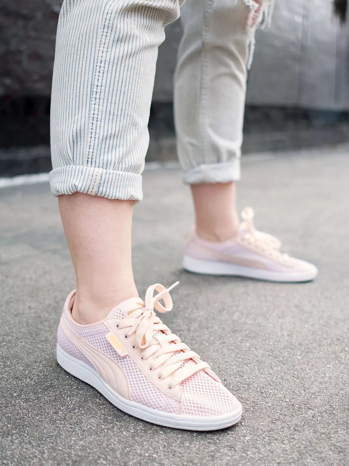 puma vikky mesh white