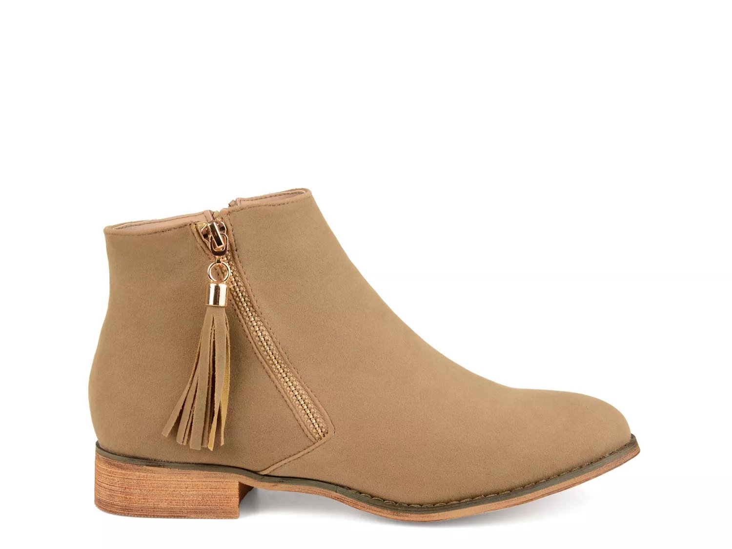 beige booties dsw