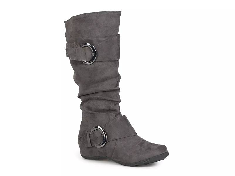 Wide calf hot sale slouch boots