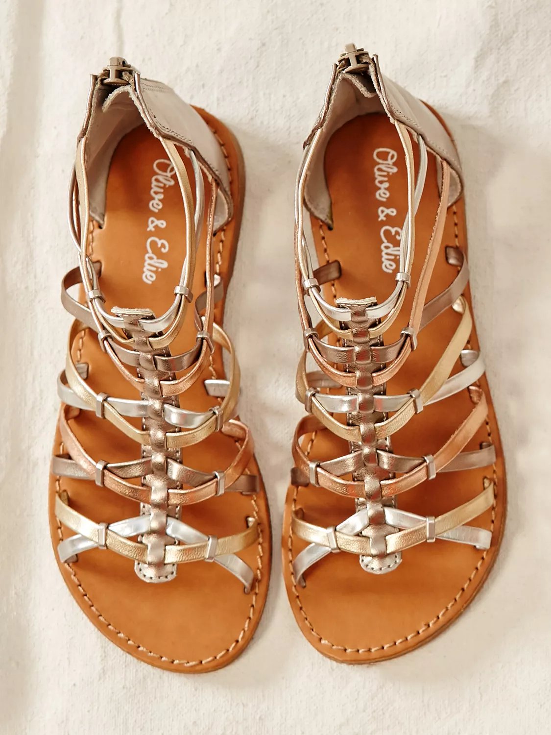 olive and edie gladiator sandals