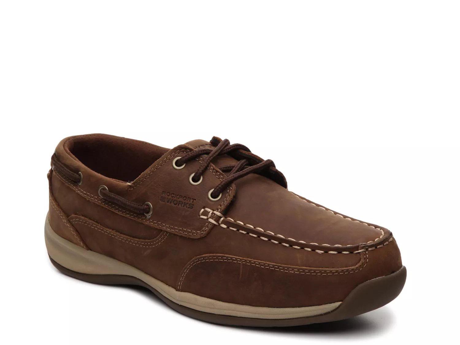 Rockport Steel Toe vidid Boat Shoe