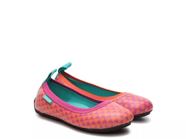 Chooze Dream Flip Coral Ballet Flat Kids