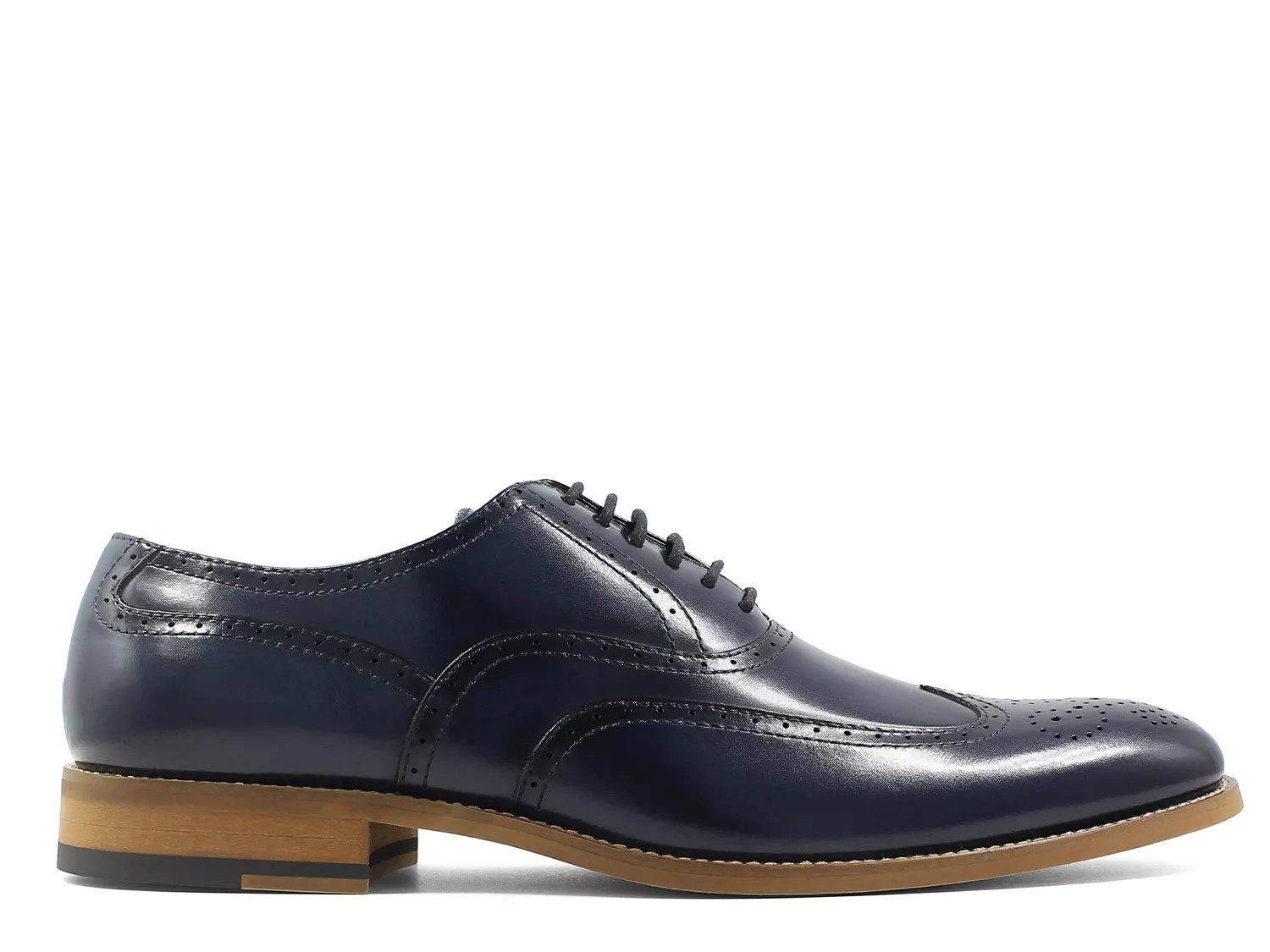 stacy adams men's dunbar wingtip oxfords