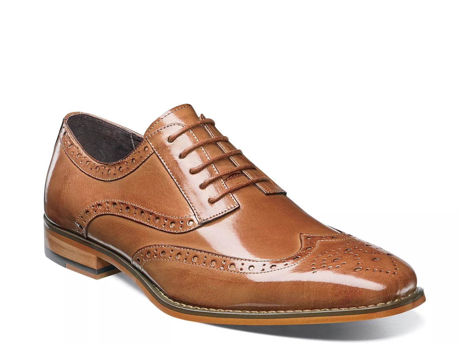 Men's Brown Stacy Adams Wingtip Oxfords 