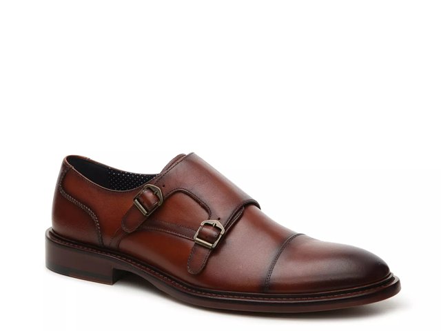 Aston grey shop monk strap