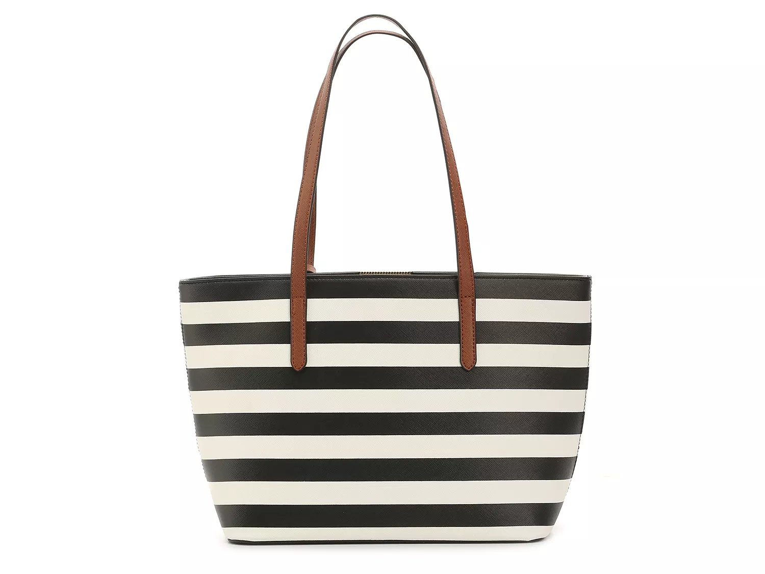 aldo blue and white striped bag