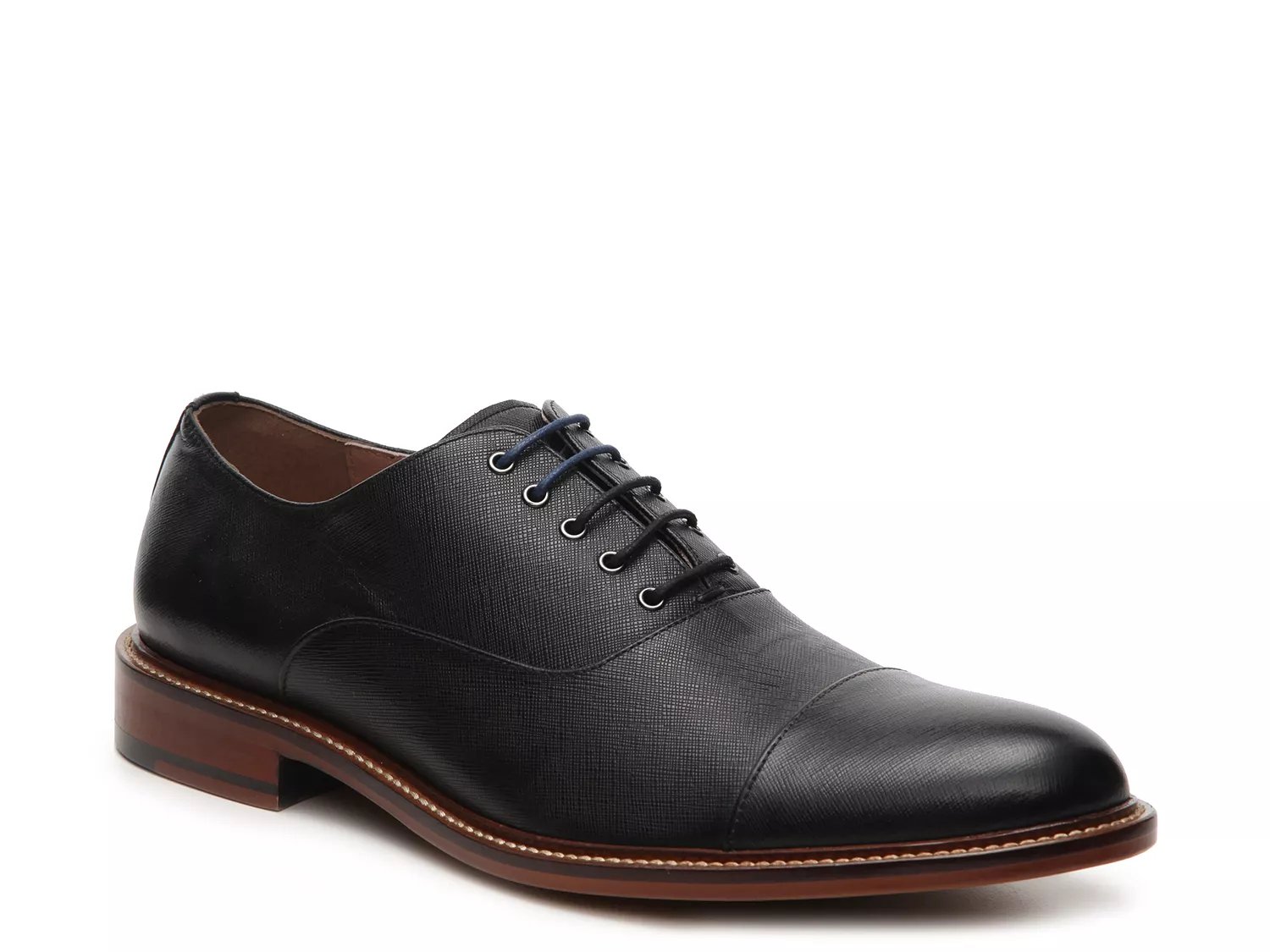 aston grey cap toe oxford