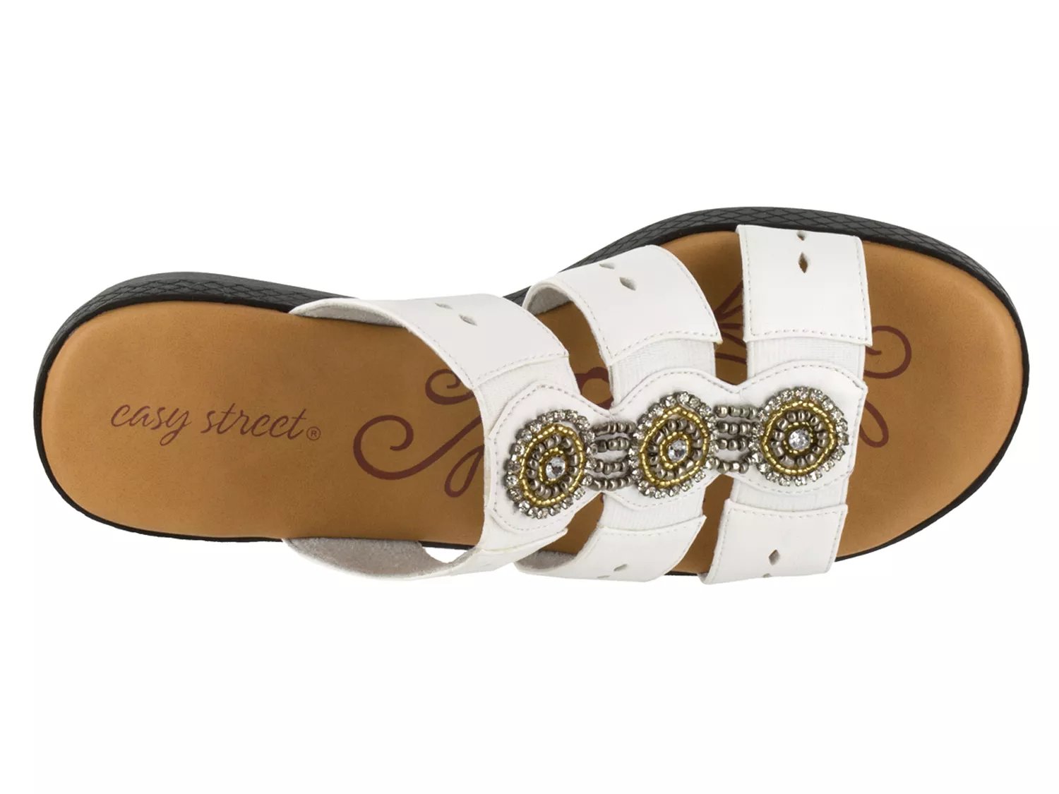easy street nori slide sandals