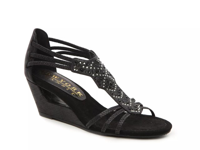 New York Transit Bright Looking Wedge Sandal