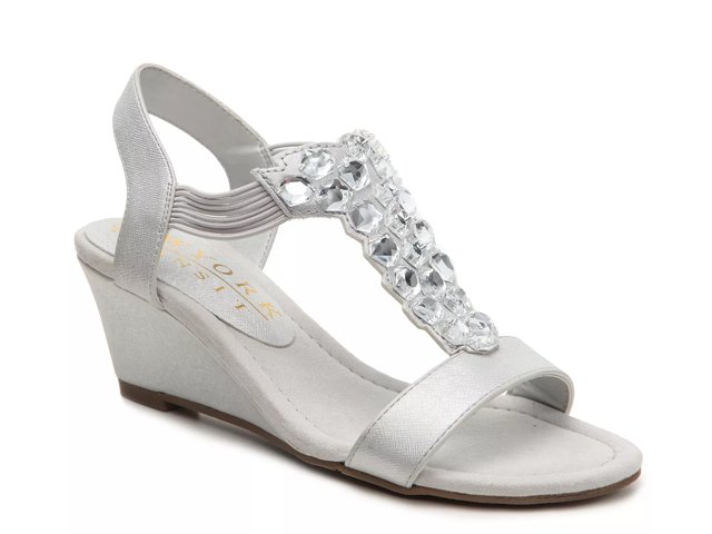 Dsw sales silver wedges