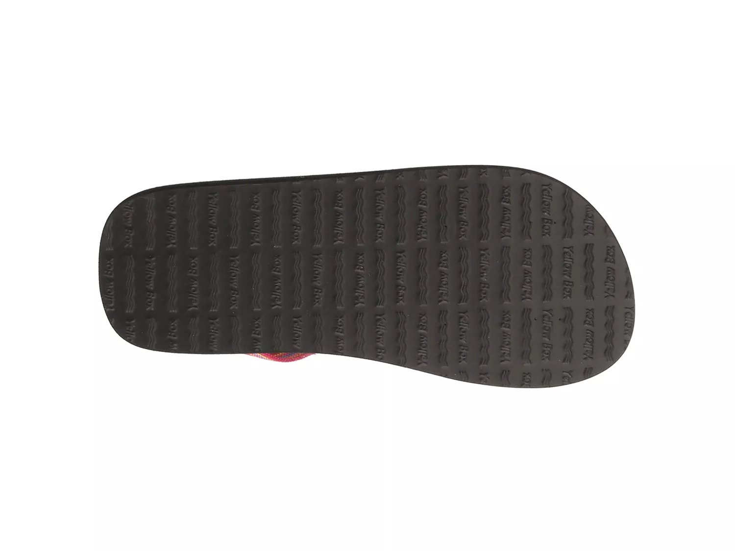 dsw yellow box flip flops