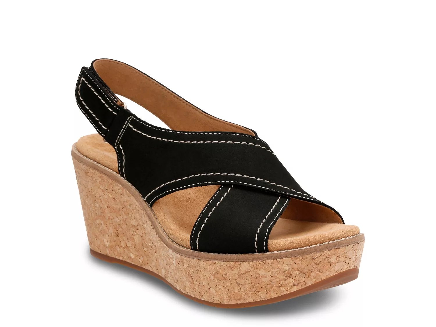 Clarks tulip wedge sale