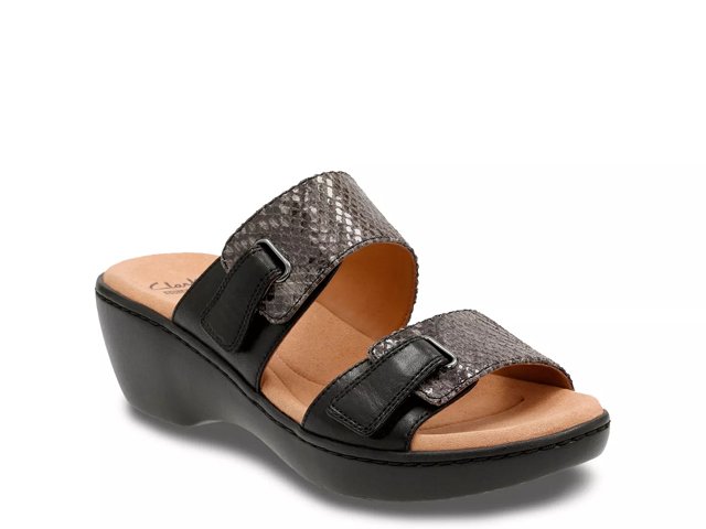 Clarks delana venna wedge sandal online
