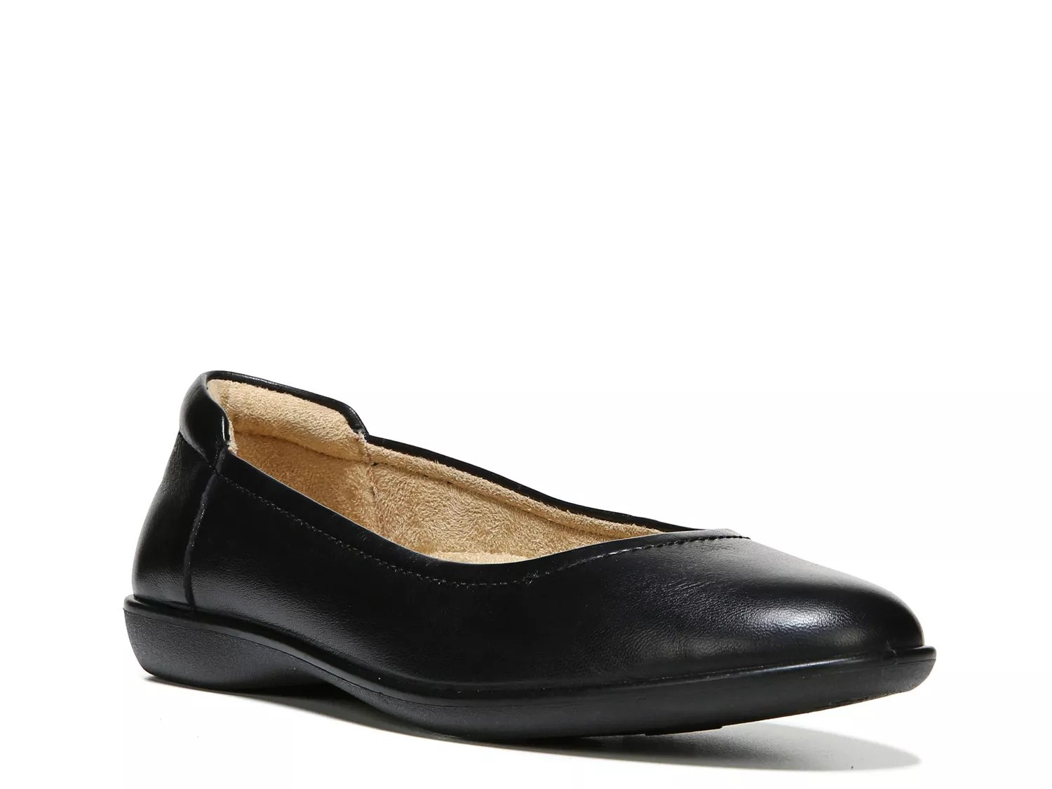 Naturalizer flexy black flat online