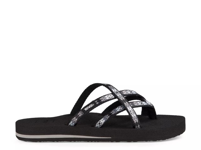 olowahu patterned flip flop