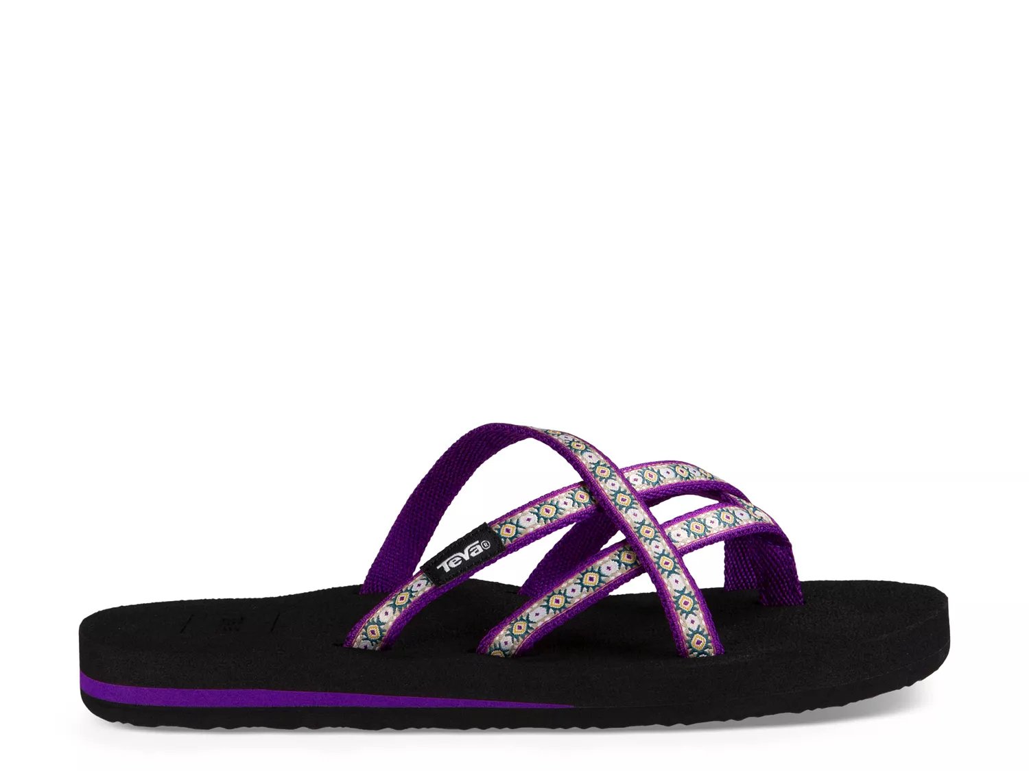 Teva Olowahu Patterned Flip Flop Women's Shoes | DSW