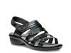 Aurora Wedge Sandal Black view