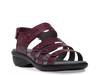 Aurora Wedge Sandal Eggplant view