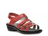 Aurora Wedge Sandal Coral view