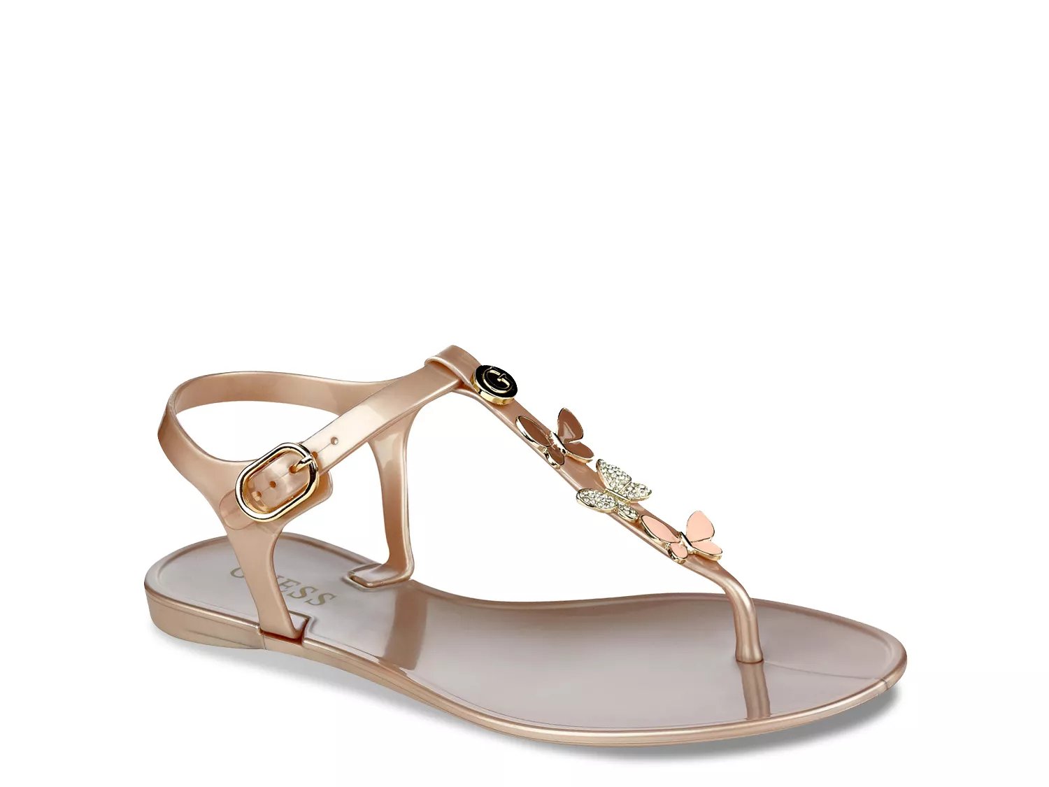 Miley metallic sale jelly sandal