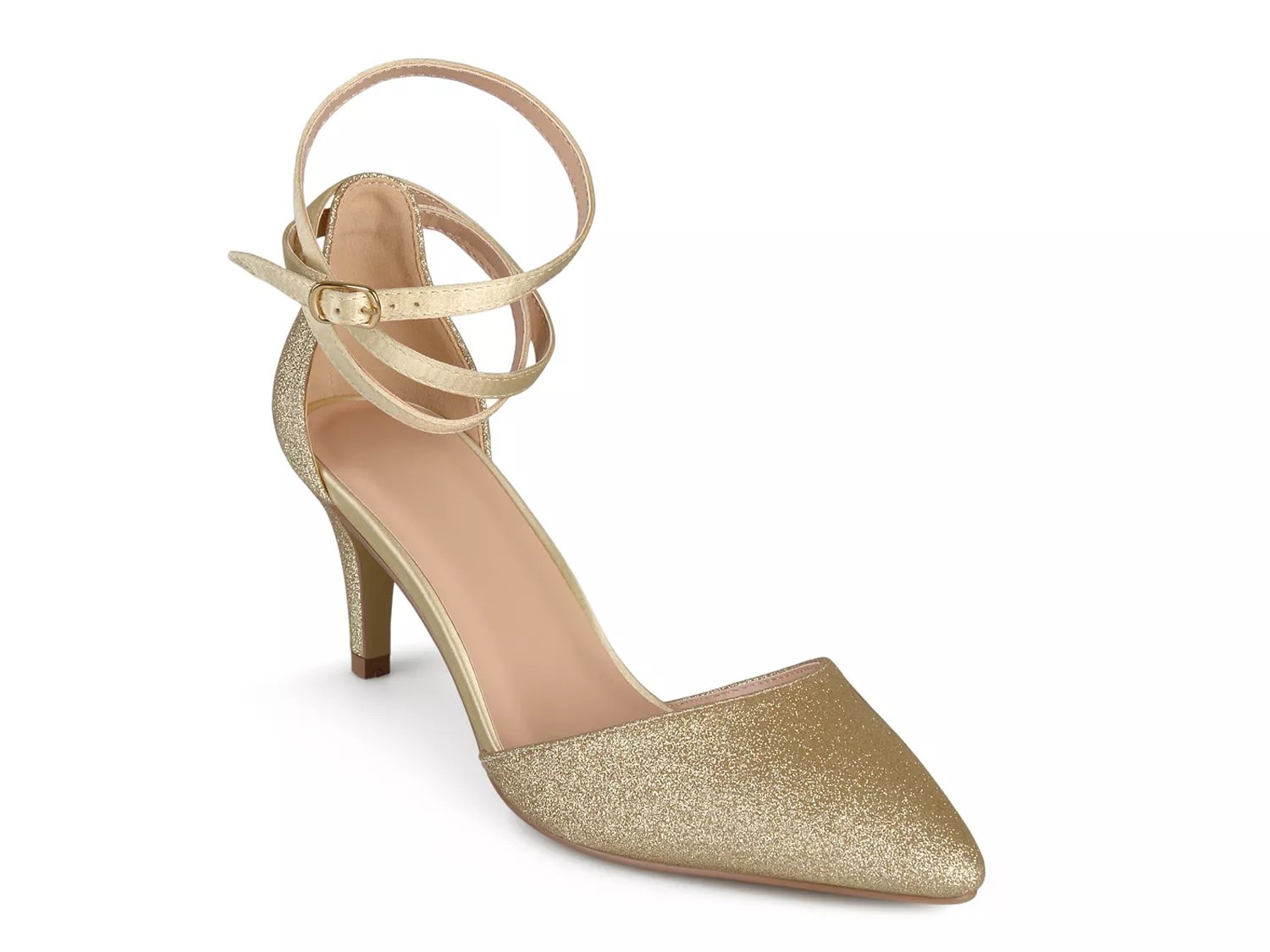 dsw gold sandals