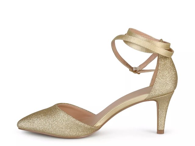Dsw women's gold heels discount