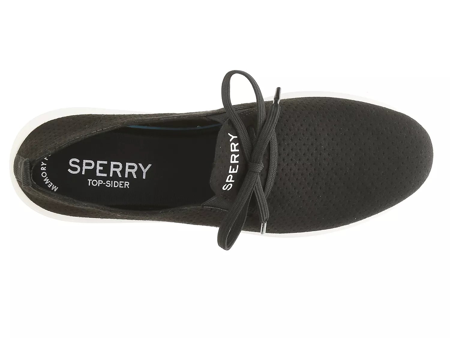 sperry black tennis shoes