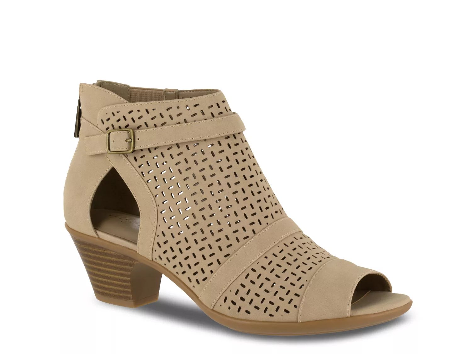 Wide peep hot sale toe booties