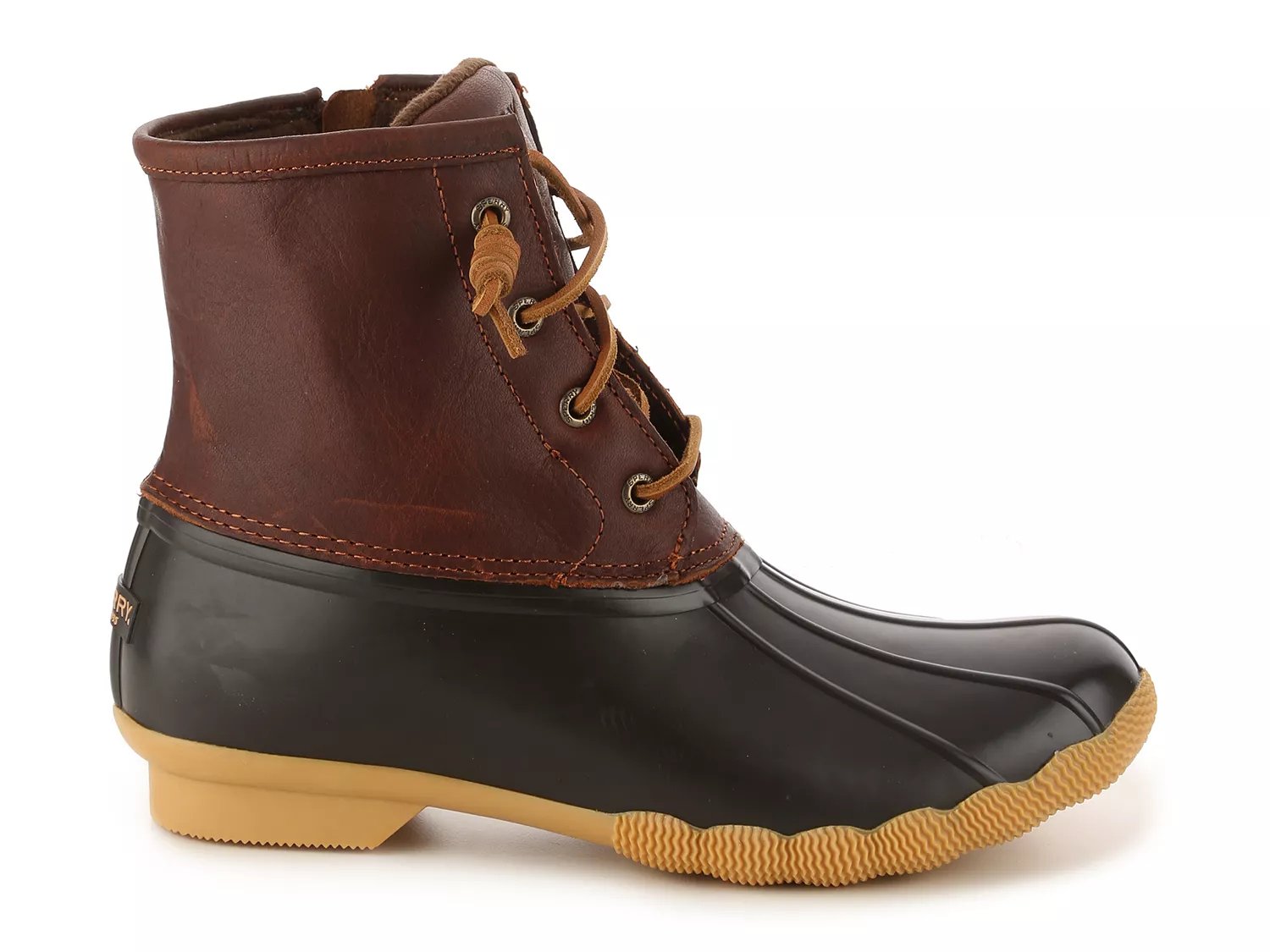 sperry leather duck boots