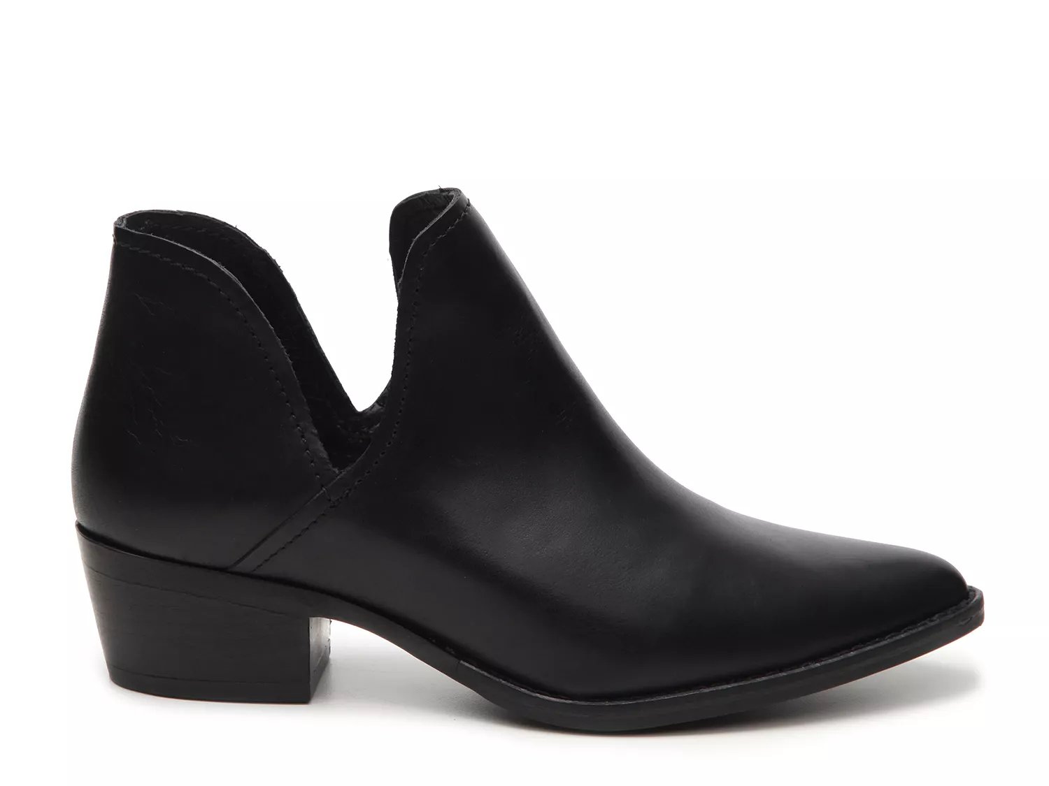 steve madden austin cutout leather booties