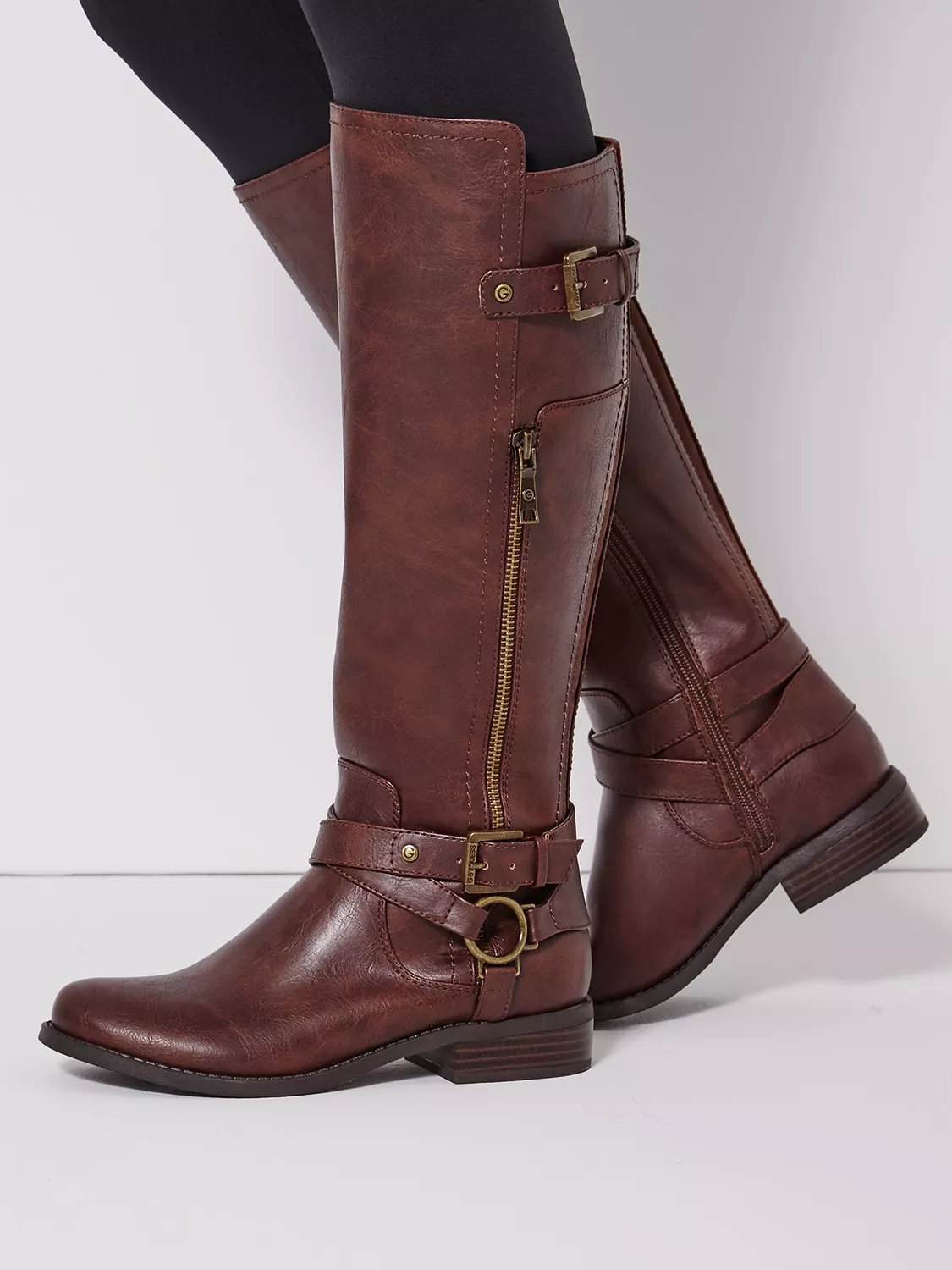 g by guess herly boots wide calf