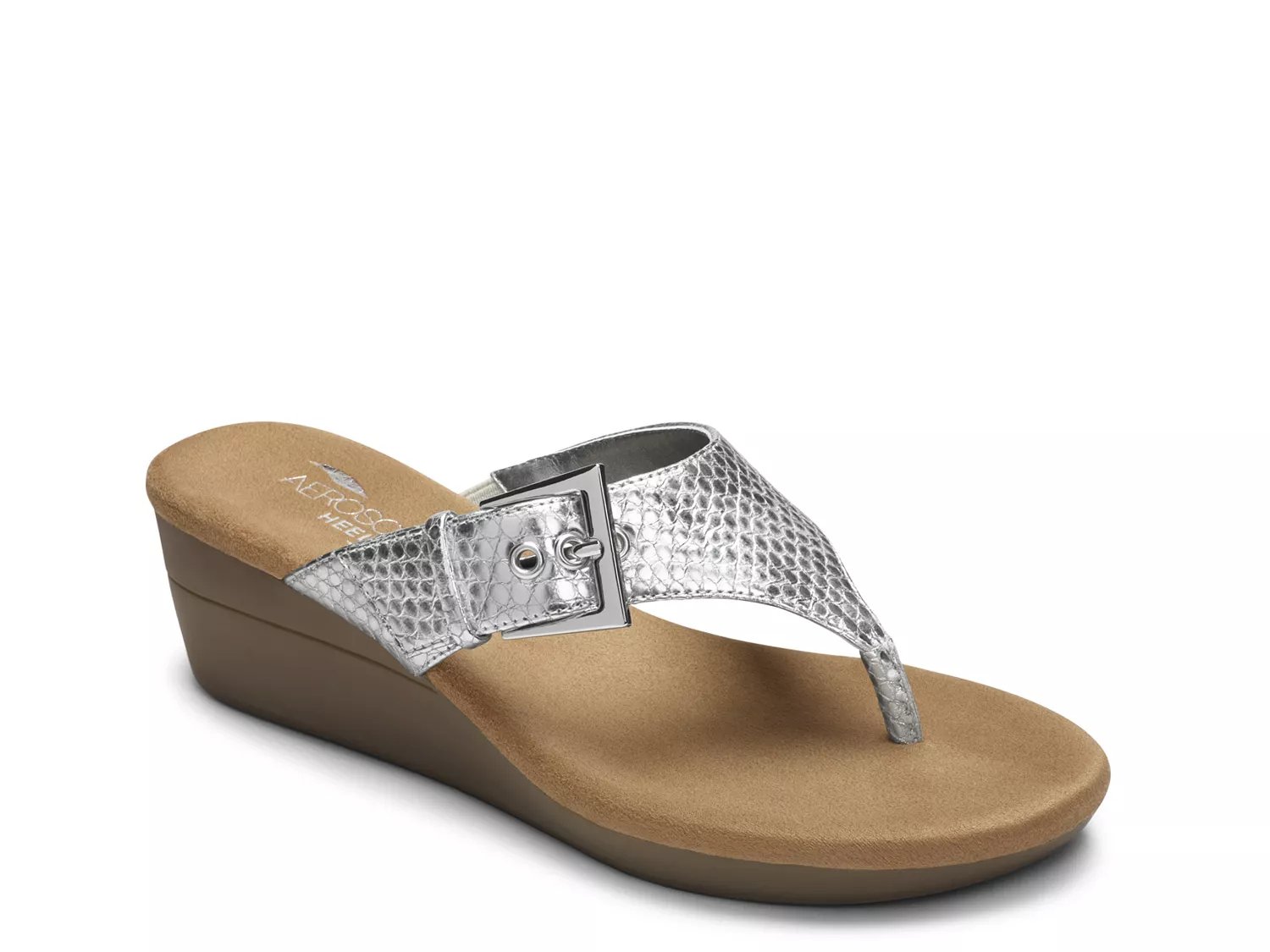 aerosoles flower wedge sandal