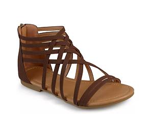 Brown gladiator sandals clearance heels